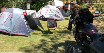 Camping mit dem Motorrad